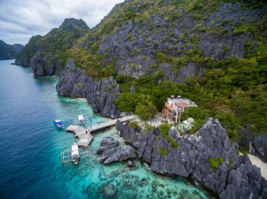 Matinloc Shrine in El Nido, Palawan, Philipines.
