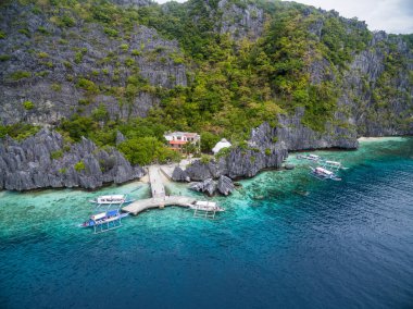 Matinloc Shrine in El Nido, Palawan, Philipines.