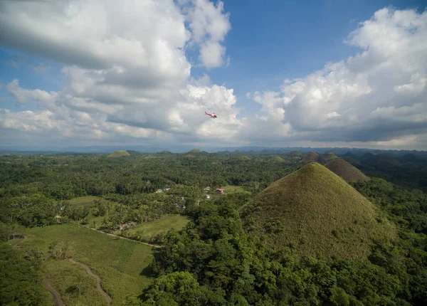 Chocolate Hills Bohol Philippines Landscape View Point Hills — ストック写真