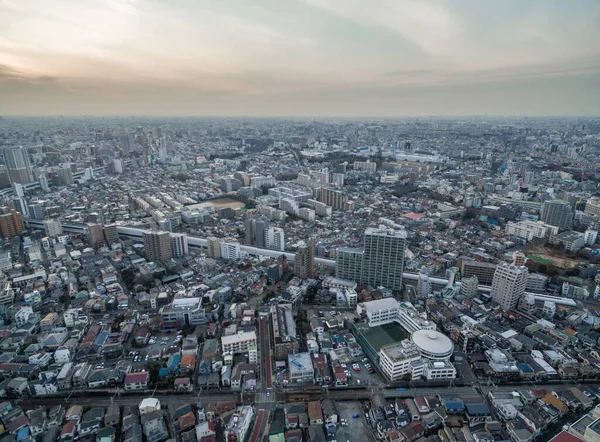 Tokyo Jepang Skyline Pencakar Langit — Stok Foto