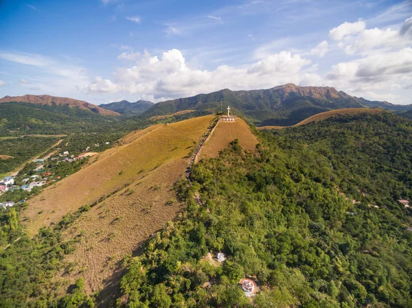 Coron Cityscape Con Montaña Tapyas Segundo Plano Palawan Filipinas — Foto de Stock