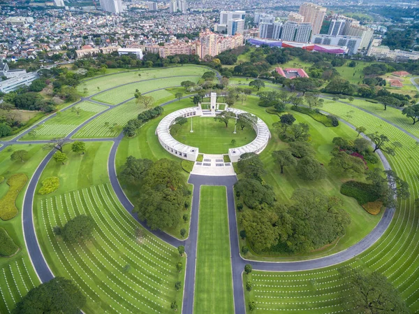 Manila American Cemetery Memorial Located Fort Bonifacio Taguig City Metro — Foto Stock