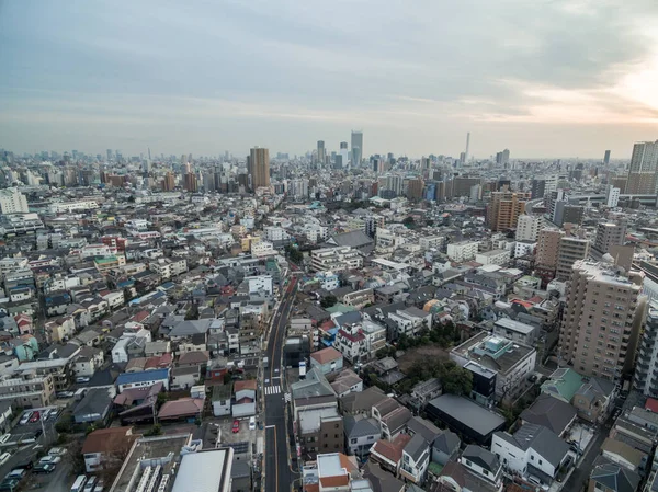 日本スカイライン 高層ビル — ストック写真