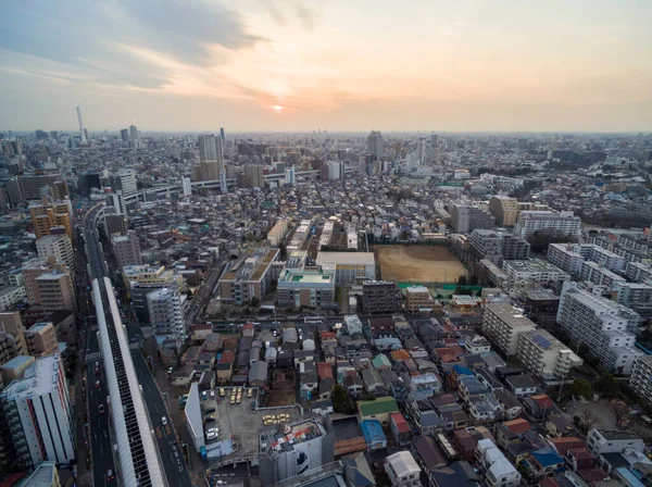 日本スカイライン 高層ビル — ストック写真