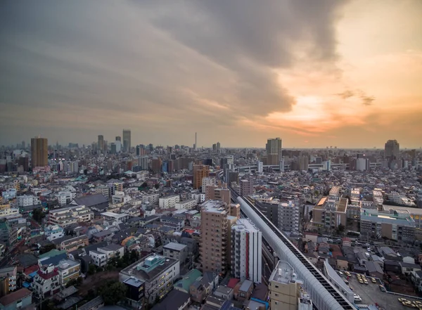 Tokyo Japan Skyline Skyscrapers — ストック写真