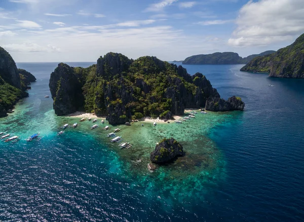 Isola Shimizu Nido Palawan Filippine Tour Percorso Luogo — Foto Stock