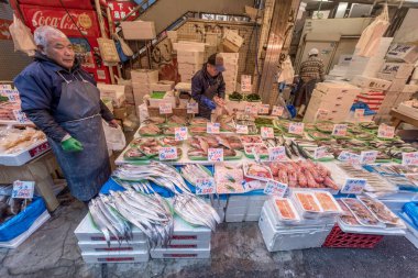 Ameyoko Shopping Street in Tokyo. Ameyoko is a busy market street along the Yamanote Line tracks between Okachimachi and Ueno Stations. See food.