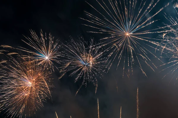 Abstraktní Barevná Světla Fireworks — Stock fotografie