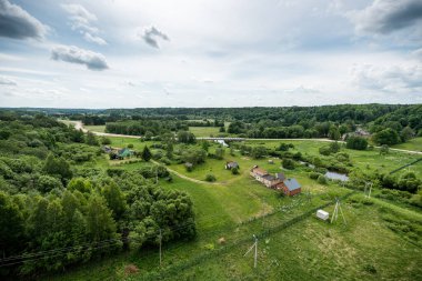 Landscape and Nature in Lithuania. Lyduvenai area and Dubysa River and Park