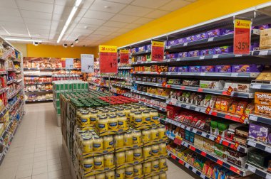 Maxima Retail Shop in Lithuania. One of the most popular shops in Lithuania.