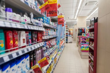 Maxima Retail Shop in Lithuania. One of the most popular shops in Lithuania.