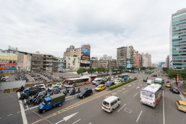 Taipei Street Traffic. Taiwan