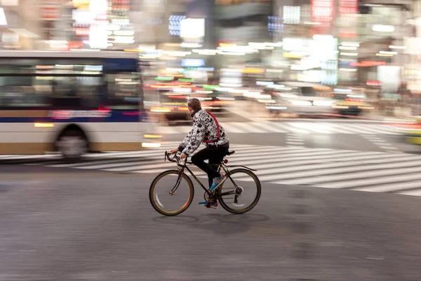 Okres Shibuya Tokiu Slavná Nejrušnější Křižovatka Světě Japonsko Shibuya Crossing — Stock fotografie