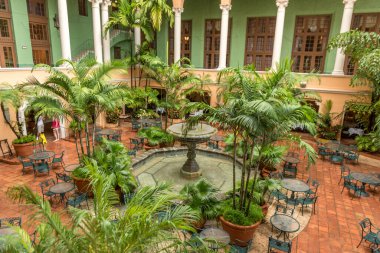 Biltmore Hotel Miami Coral Gables. Tables Outside. Restaurant. Florida, USA