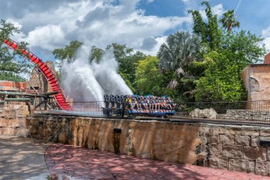 Busch Gardens Tampa Körfezi 'nde. Florida mı? ABD