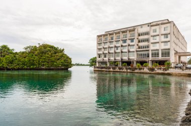 Koror, Palau 'da bir otel. Mikronezya