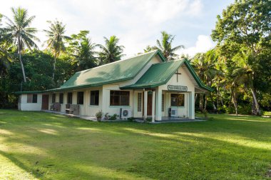 Peleliu, Palau 'daki kilise. Mikronezya