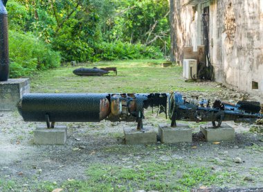 Peleliu Adası, Palau 'da 2. Dünya Savaşı Anıt Müzesi. Mikronezya