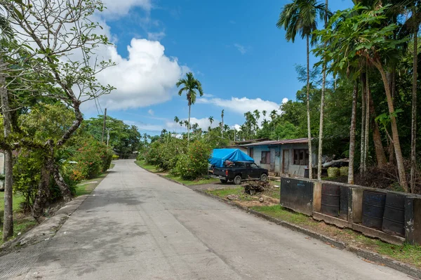 stock image Street in Koror, Palau. Micronesia