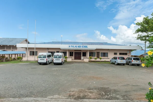 Střední Škola Palau Koror Palau Island Mikronésie — Stock fotografie