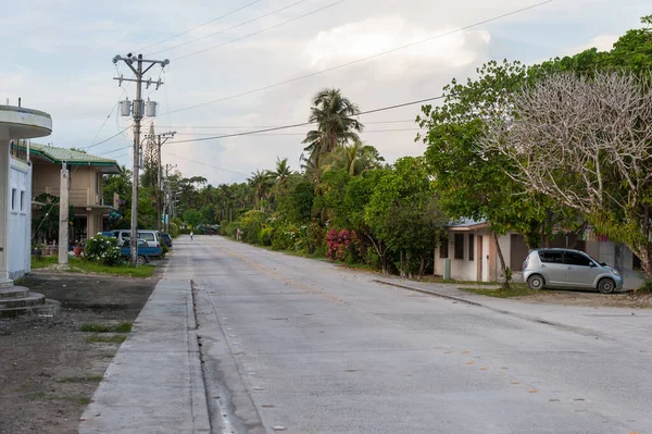 Ulica Peleliu Palau Mikronezja — Zdjęcie stockowe