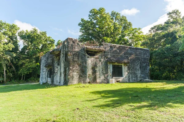 Мемориальный Музей Второй Мировой Войны Острове Пелелиу Палау Микрон — стоковое фото