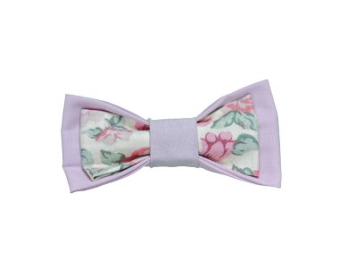 Beyaz Arkaplanda Renkli Papyon İzole Edildi