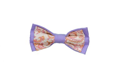 Beyaz Arkaplanda Renkli Papyon İzole Edildi