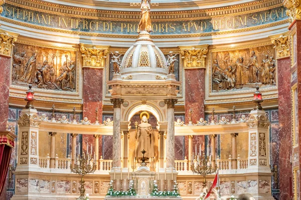 Stephen Basilica Budapest Interior Details — Stock Photo, Image