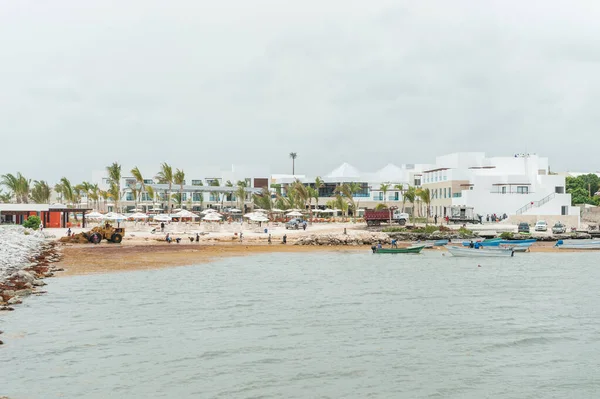 Punta Cana Dominican Republic June 2015 Місцеві Люди Намагаються Видалити — стокове фото