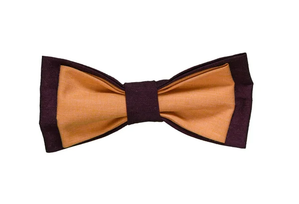 Kolorowy Krawat Łukowy Izolowany Białym Tle — Zdjęcie stockowe