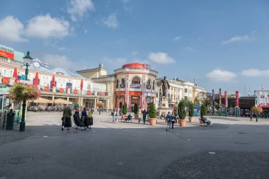 VIENNA, AUSTRIA - 07 Ekim 2016: Madame Tussauds Viyana ve Park