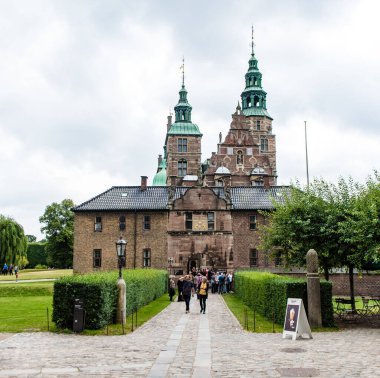 Danimarka, Kopenhag 'daki Park ve Rosenborg Kalesi.
