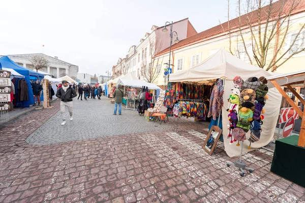Vilnius Litwa Marca 2017 Rynek Kaziukas Wilnie Jeden Najsłynniejszych Targów — Zdjęcie stockowe