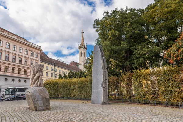 Vienne Autriche Octobre 2016 Albertina Monument Contre Guerre Fascisme — Photo