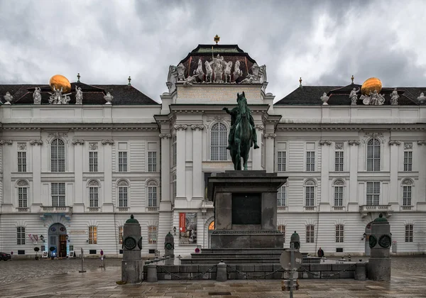 Viena Austria Octubre 2016 Josefo Estatua Del Káiser José Frente — Foto de Stock