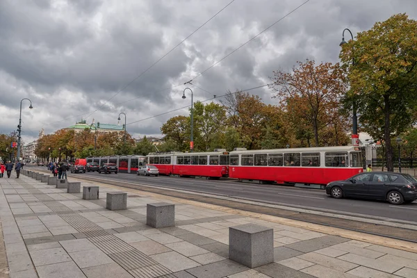 Wiedeń Austria Październik 2016 Wiedeński Transport Publiczny — Zdjęcie stockowe