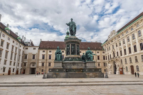 Vienna Áustria Outubro 2016 Estátua Francisco Sacro Imperador Romano Germânico — Fotografia de Stock