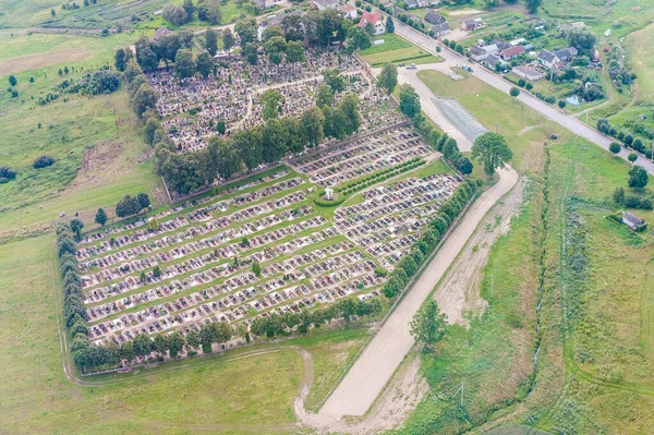 Friedhof Litauen Seduva Kreis Siauliai — Stockfoto