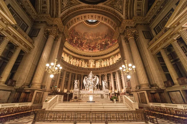 Templom Belső Párizs Franciaország — Stock Fotó