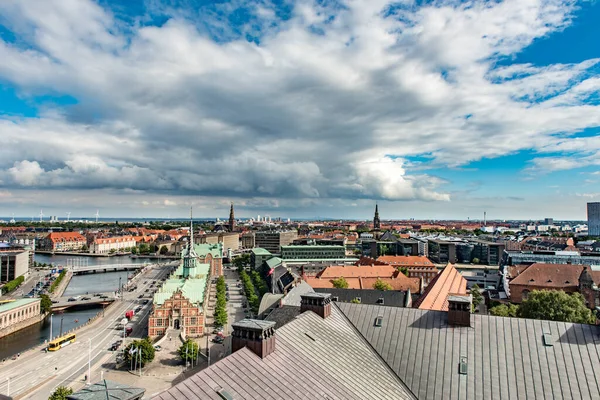 Палац Парламенту Копенгагені Боуен Століття Фондової Біржі Центрі Копенгагена Данія — стокове фото