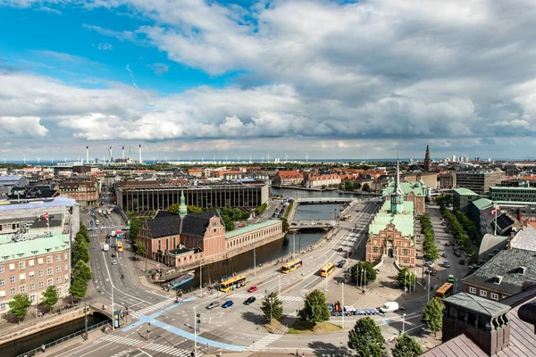 Парламентский Дворец Копенгагене Фондовая Биржа Бозена Xvii Века Центре Копенгагена — стоковое фото