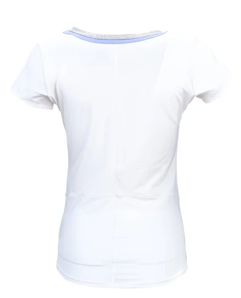 Camisa Ténis Branco Isolado Fundo Branco Visão Traseira — Fotografia de Stock