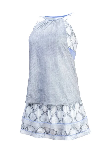 Camisa Falda Tenis Aislado Sobre Fondo Blanco —  Fotos de Stock