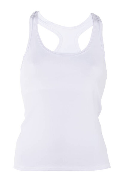 Белая спортивная толстовка. Изолированный на белом фоне