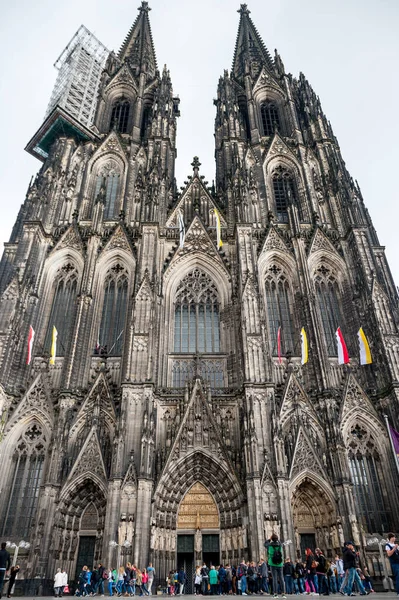 COLOGNE, Almanya - 23 Eylül 2015 Köln Katedrali, Almanya.