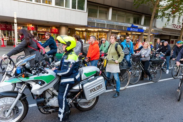 Cologne Germany September 2015 Cologne Cycling Critical Mass — Stock Photo, Image