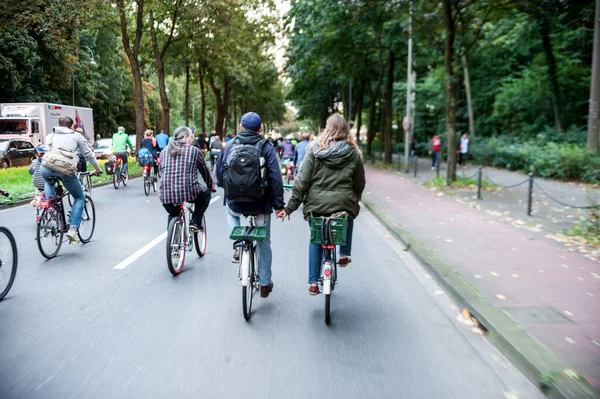 Cologne Germany September 2015 Cologne Cycling Critical Mass — Stock Photo, Image