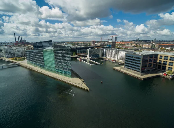 Copenhaga Cityscape Dinamarca Aller Media Building — Fotografia de Stock