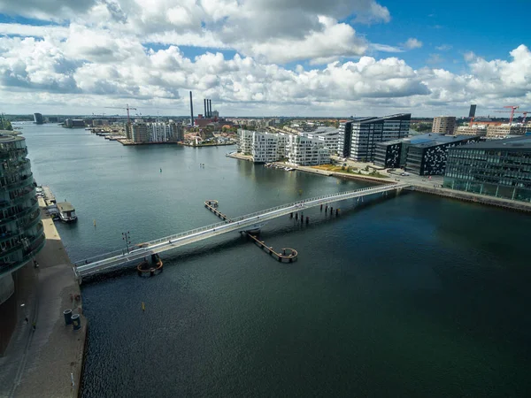 Copenhaga Cityscape Dinamarca Área Brygge — Fotografia de Stock